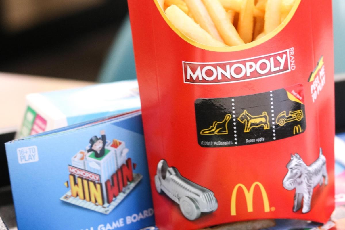 mcdonalds toys monopoly